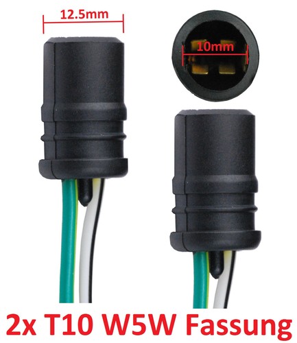 W5w t10 fassung gummi - 2x,