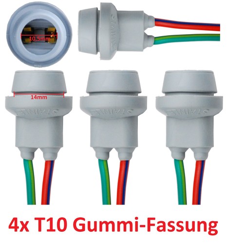 W5w t10 fassung gummi - fassung,