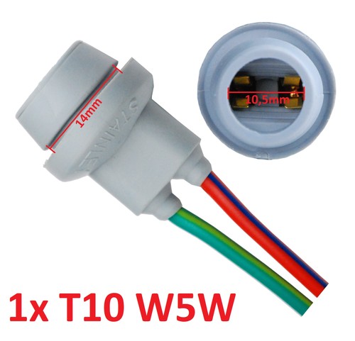 W5w t10 fassung gummi - 1x,